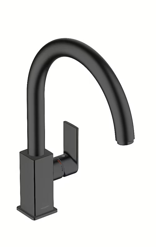 Hansgrohe Vernis Shape M35 dřezová baterie s vysokým otočným vývodem v matné černé