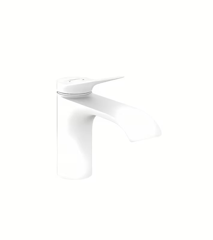 Hansgrohe Vivenis páková umyvadlová baterie v matné bílé s extra širokým proudem WaterfallStream