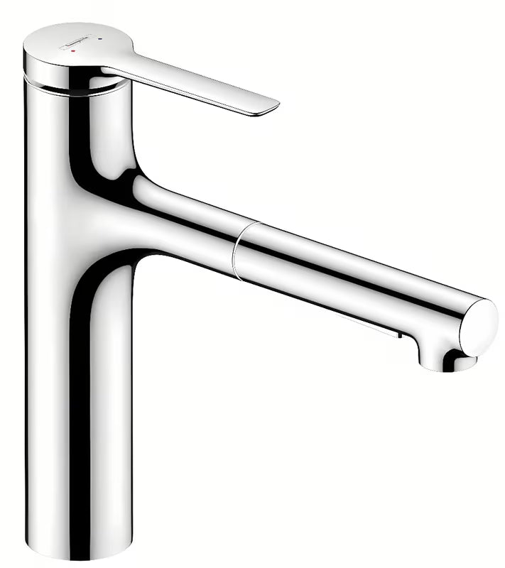 Chromová dřezová baterie Hansgrohe Zesis 160 s vytahovací sprškou a přepínáním dvou proudů