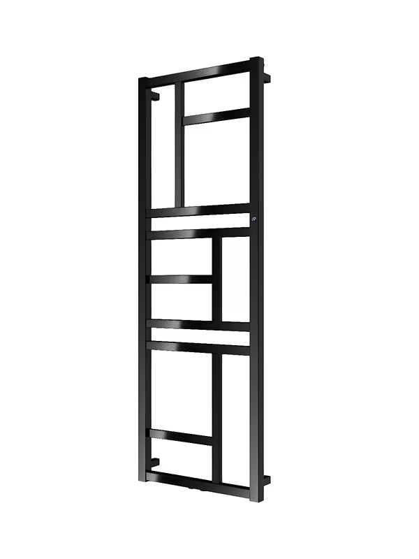 Kombinovaný radiátor Hopa Mondrian 50x144 cm v černé matné barvě