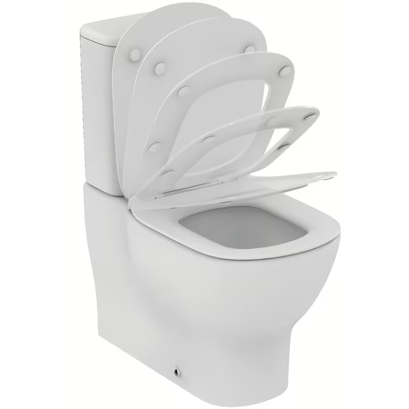 Ideal Standard Tesi WC kombi v bílé barvě bez nádržky a bez WC sedátka