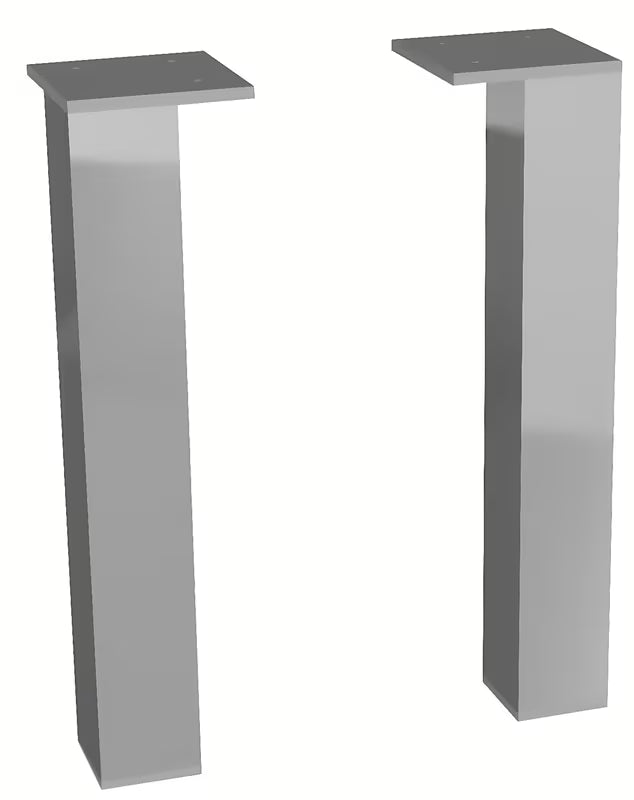 Chromová nábytková noha Jika Cube pro koupelnový nábytek v minimalistickém designu