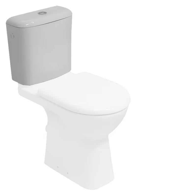 Bílá WC nádrž Jika Deep se spodním napouštěním a DualFlush splachováním