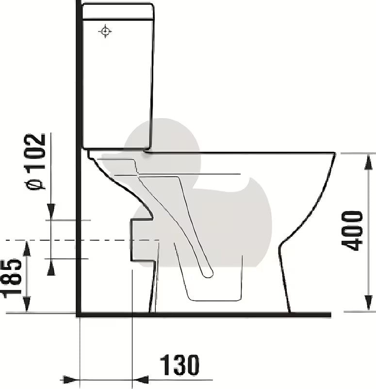 Bílé kombi WC Jika Lyra Plus s hlubokým splachováním a nádrží s DualFlush 3/6 l