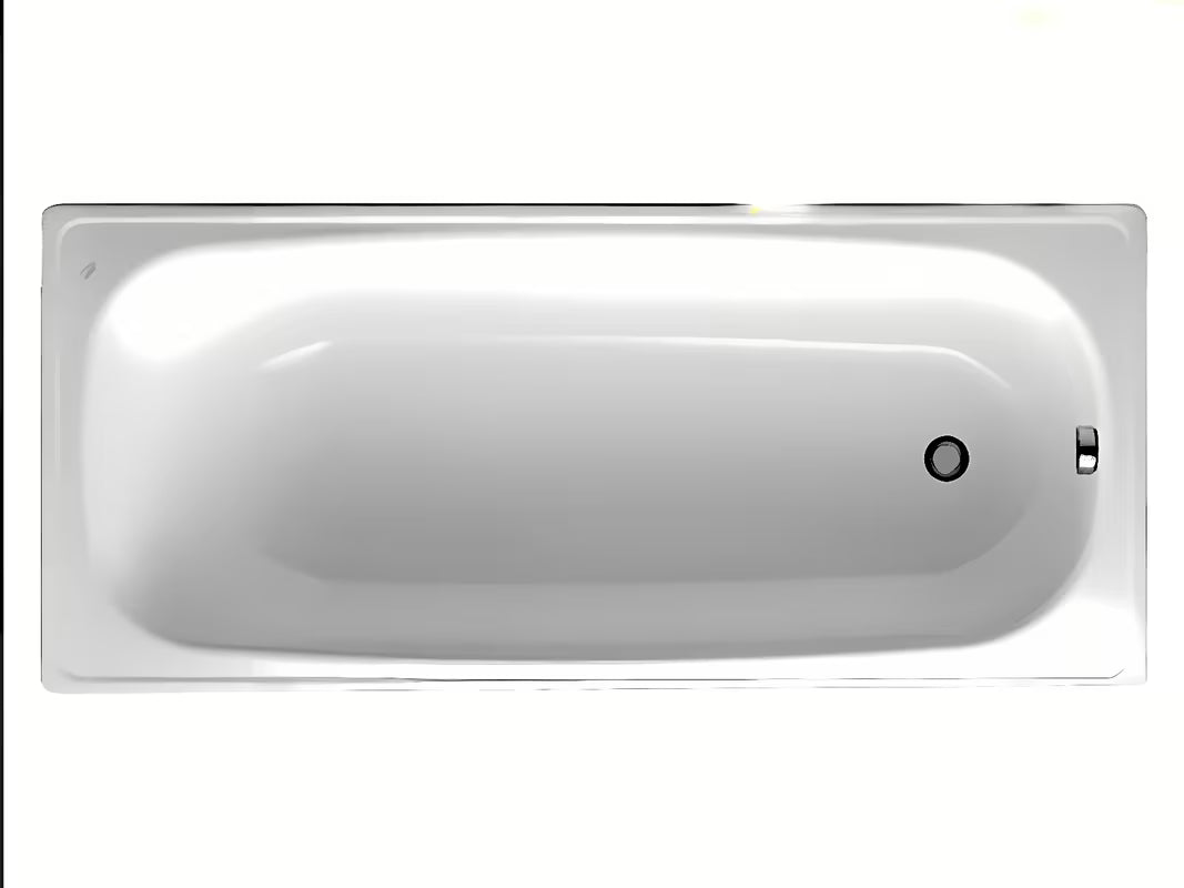 Obdélníková vana Jika Riga 160 x 70 cm ze smaltované oceli pro menší koupelny