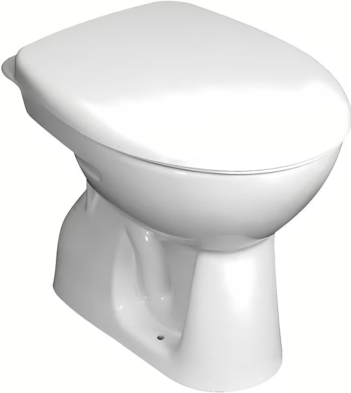 Stojící WC Jika Zeta v bílé barvě bez nádržky s hlubokým splachováním