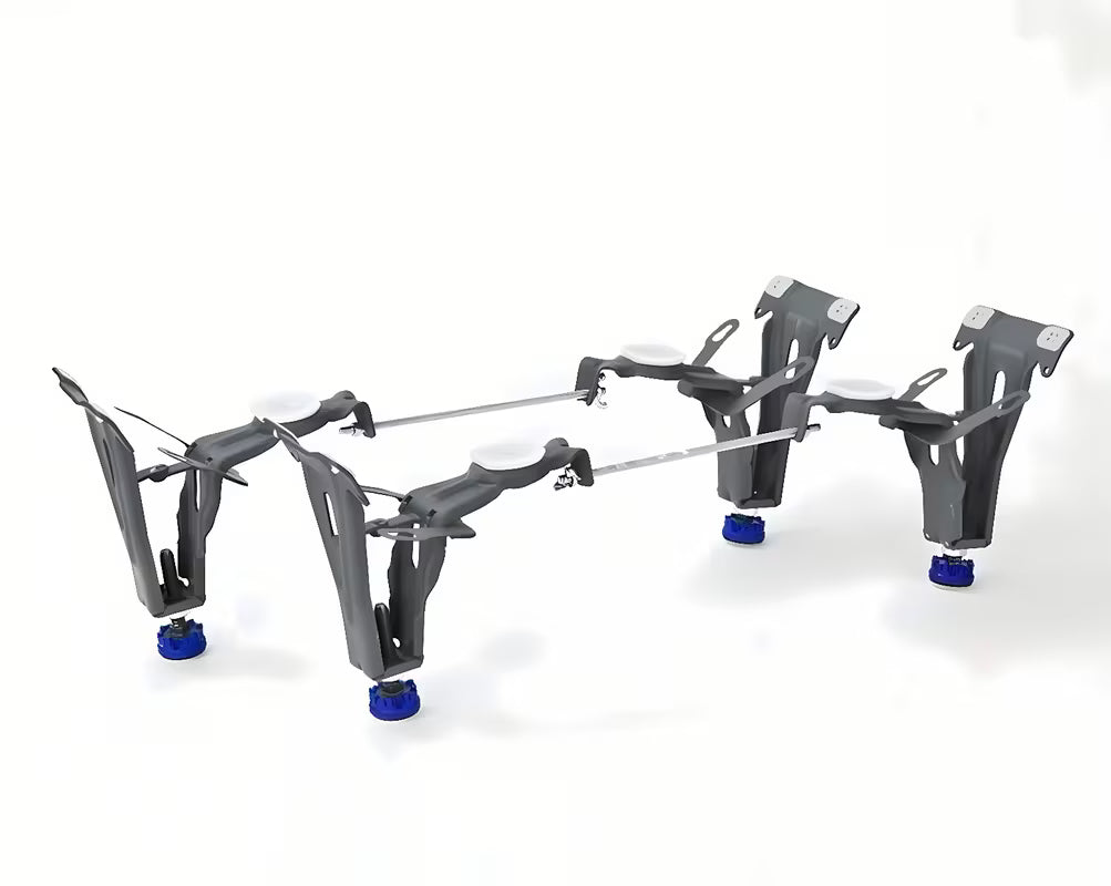 Univerzální výškově nastavitelné nohy pod vanu Kaldewei Installation pro stabilní usazení vany.