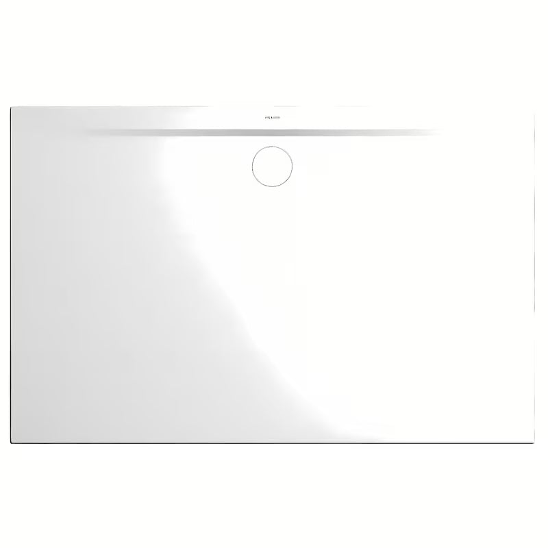 Bílá obdélníková sprchová vanička Kaldewei Superplan Zero 80x150 cm ze smaltované oceli