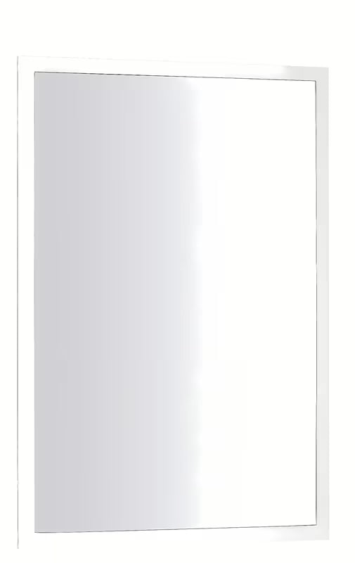 Obdélníkové koupelnové zrcadlo Keramia Pro 55x80 cm v bílé barvě, orientace na výšku