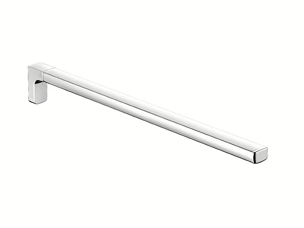 Chromový nástěnný držák ručníků Keuco Moll s elegantním designem do koupelny.