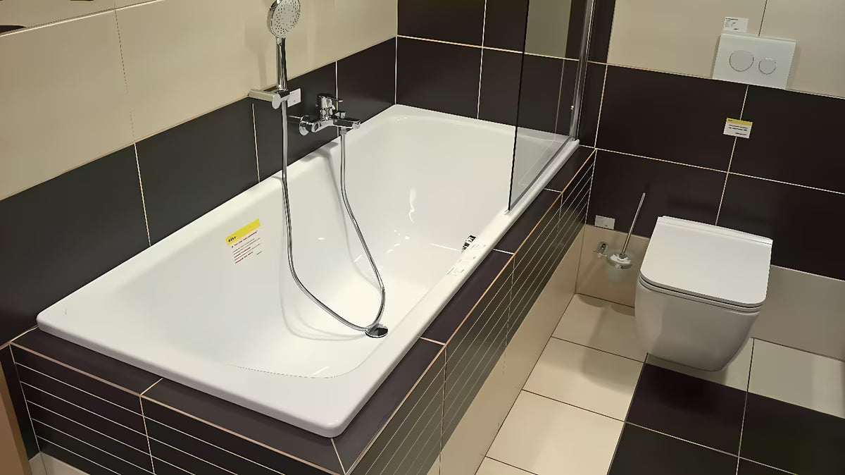 Obdélníková vana Laufen Bolsena 170x75 cm ze smaltované oceli s protihlukovou izolací