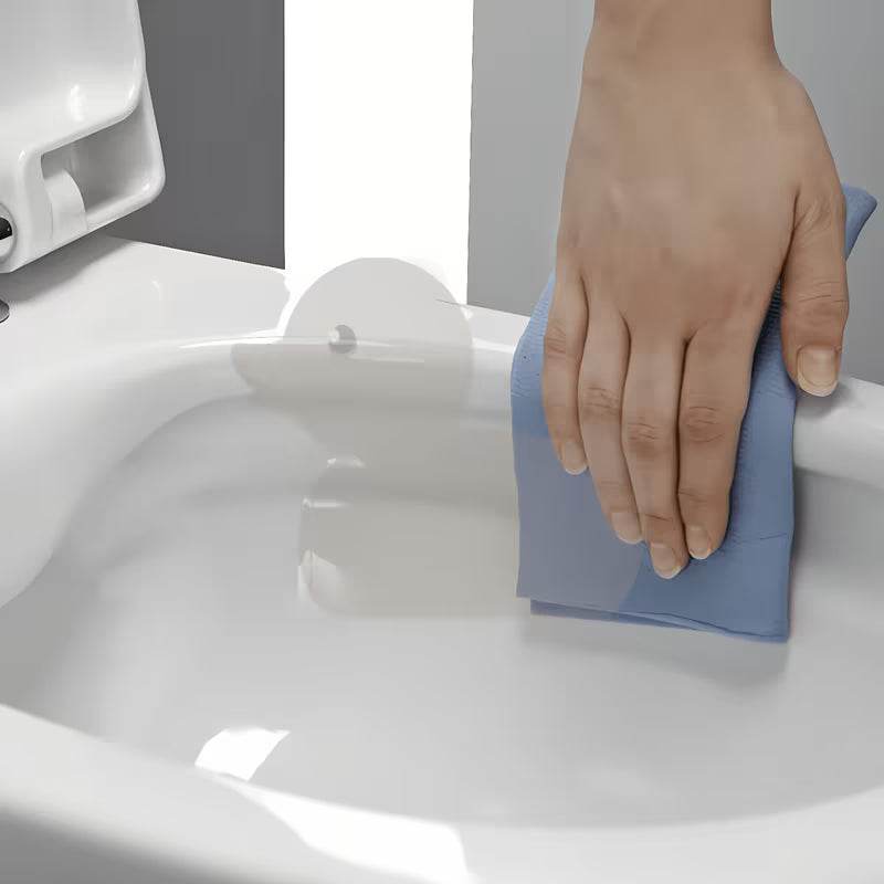 Bílé závěsné WC Laufen Pro bez splachovacího okruhu se skrytým uchycením EasyFit 2.0.