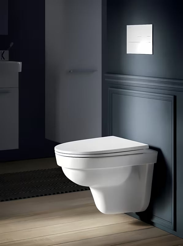 Bílé WC sedátko Laufen Pro Nordic z odolného duroplastu.