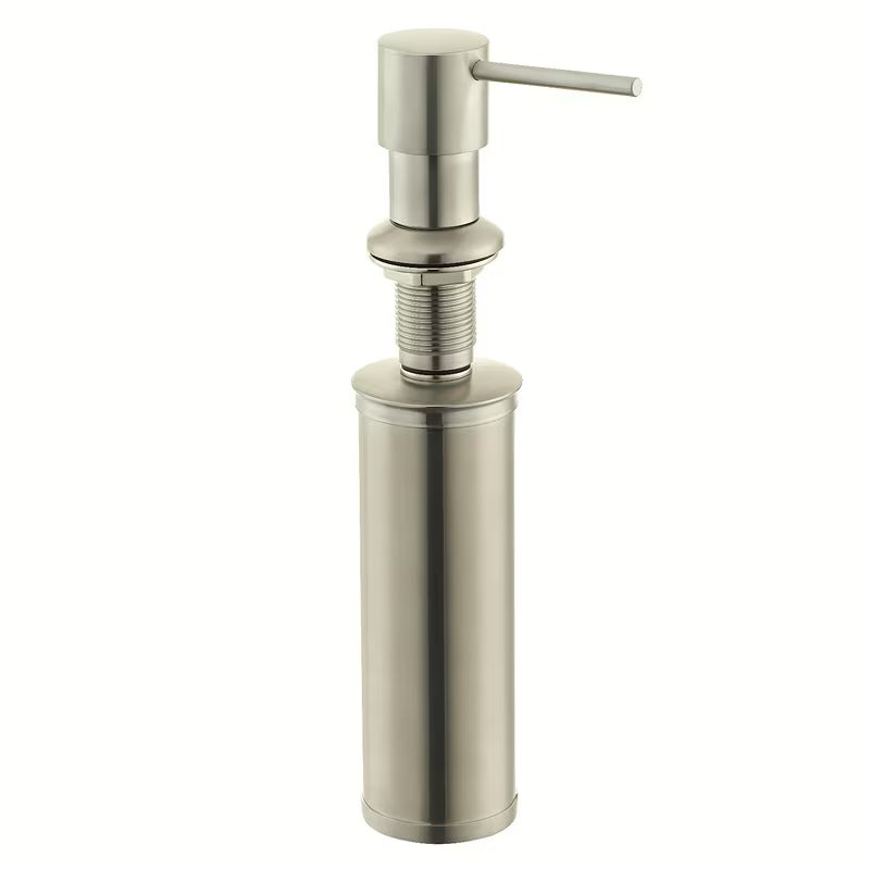 Zápustný dávkovač tekutého mýdla SIKO Supersteel 250 ml pro umyvadlo i kuchyňský dřez