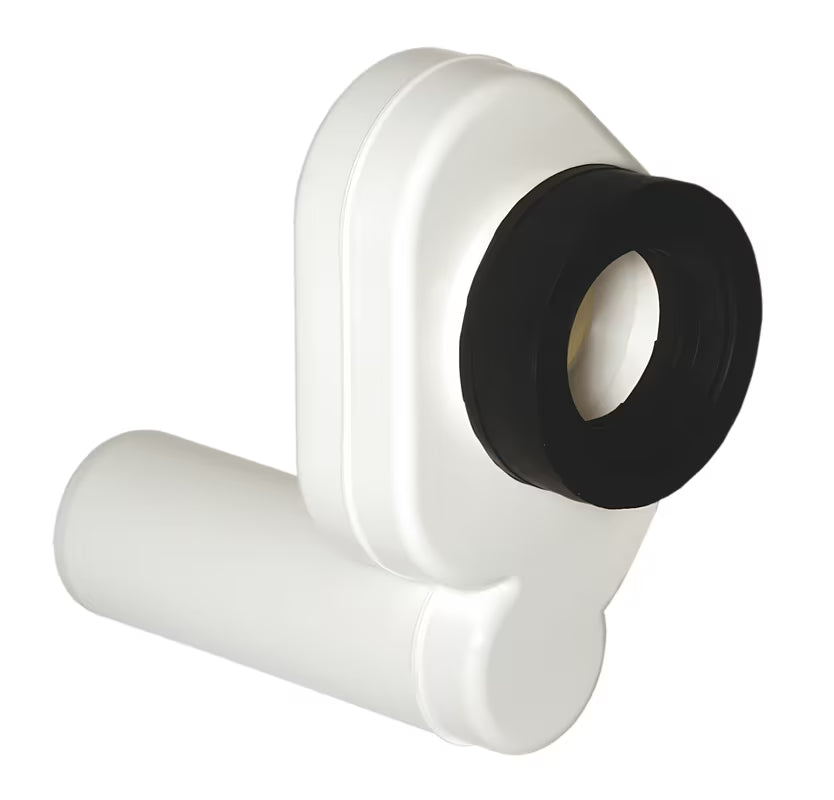 Praktický vodorovný sifon k pisoáru Golem Multi v provedení DN50.