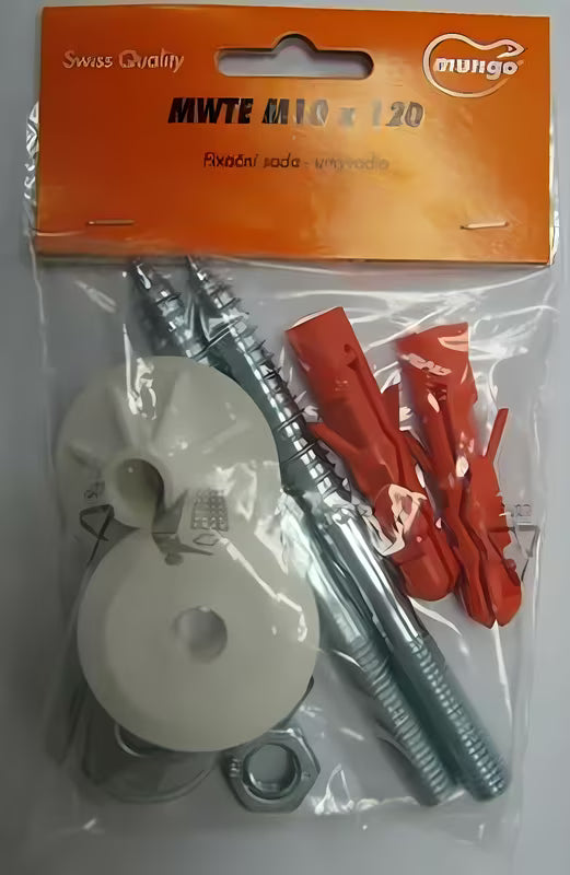 Sada k uchycení umyvadla jako montážní balíček pro instalaci umyvadla nebo skříňky s umyvadlem.
