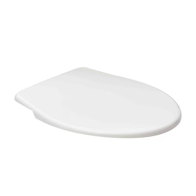 Bílé WC sedátko Multi Lyra Plus z termoplastu s plastovými panty a skrytým uchycením