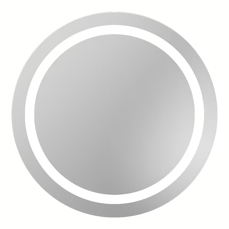 Kulaté LED zrcadlo Naturel Iluxit 67 cm s chladně bílým osvětlením bez vypínače