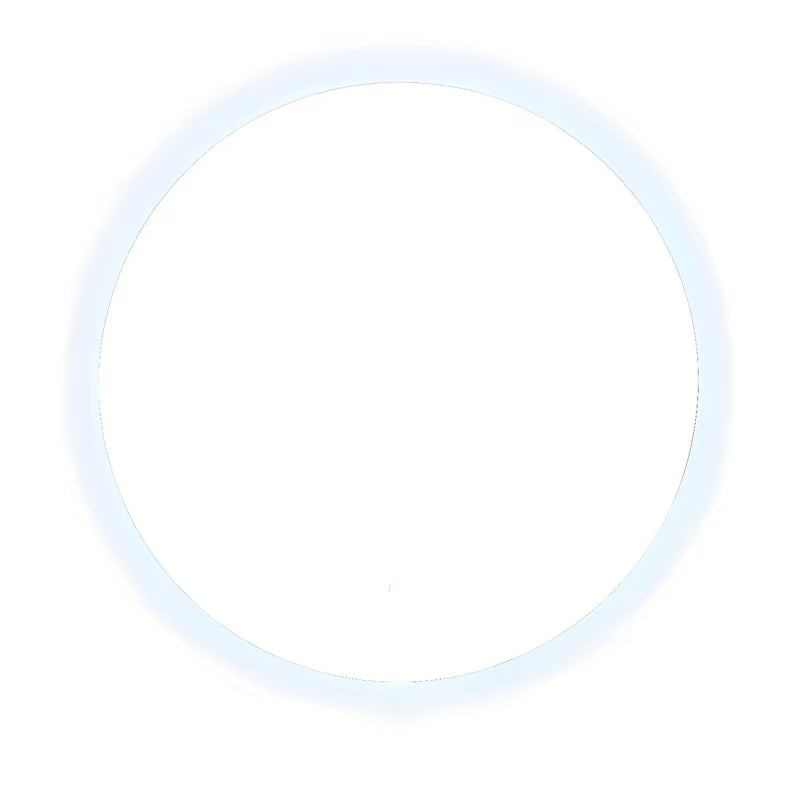 Kulaté LED zrcadlo Naturel Project 80x80 cm s fólií proti zamlžování a krytím IP44