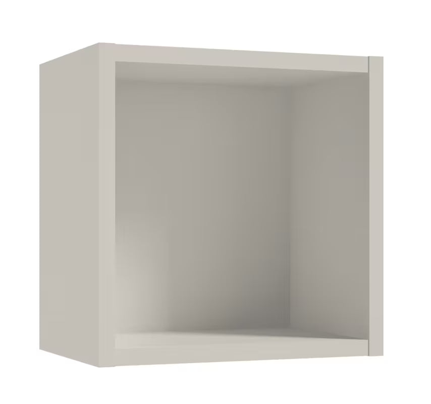 Bílá koupelnová skříňka Naturel Stilla jako závěsný policový box 30x30x20 cm
