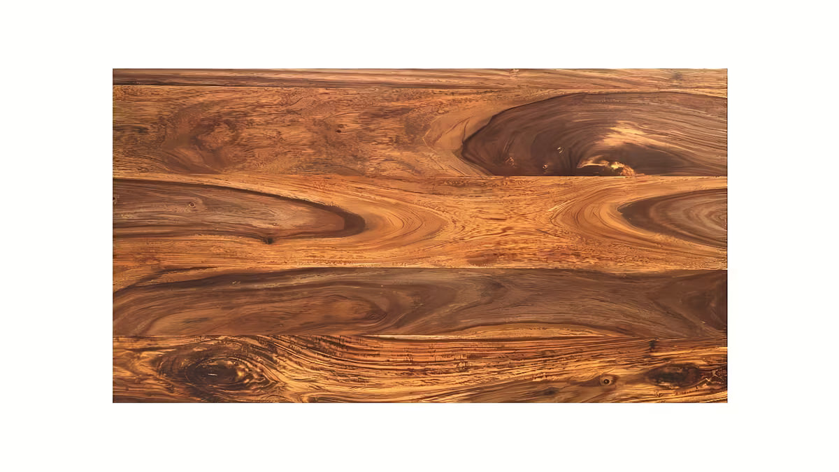Krycí deska Naturel Wood z masivního palisandrového dřeva s lakovaným povrchem