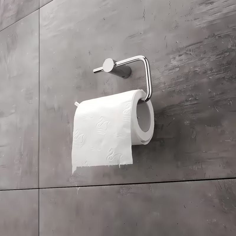 Chromový držák toaletního papíru bez krytu Nimco Bormo