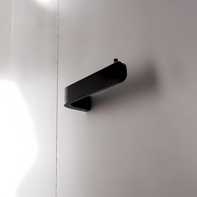 Nimco Nikau držák toaletního papíru bez krytu v černé matné úpravě