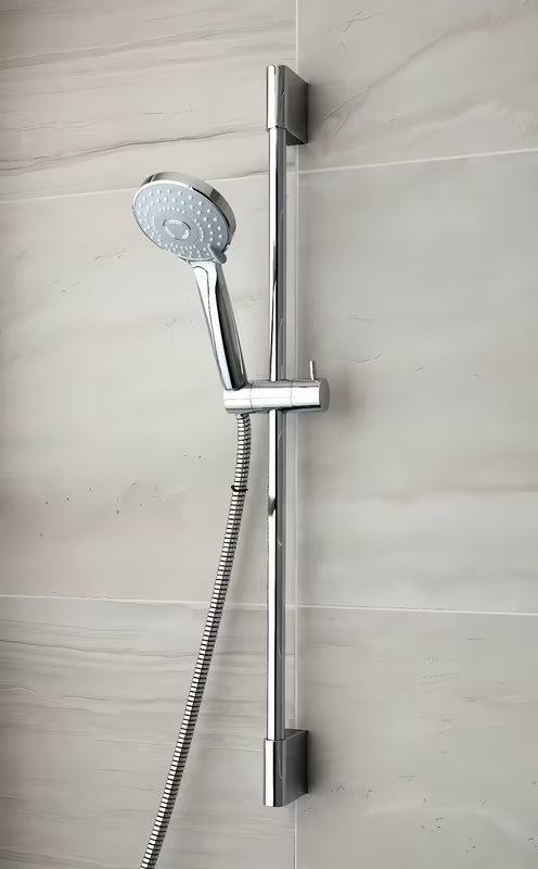 Sprchový set Optima Comfort v provedení chrome s ruční sprchou, sprchovou tyčí a sprchovou hadicí