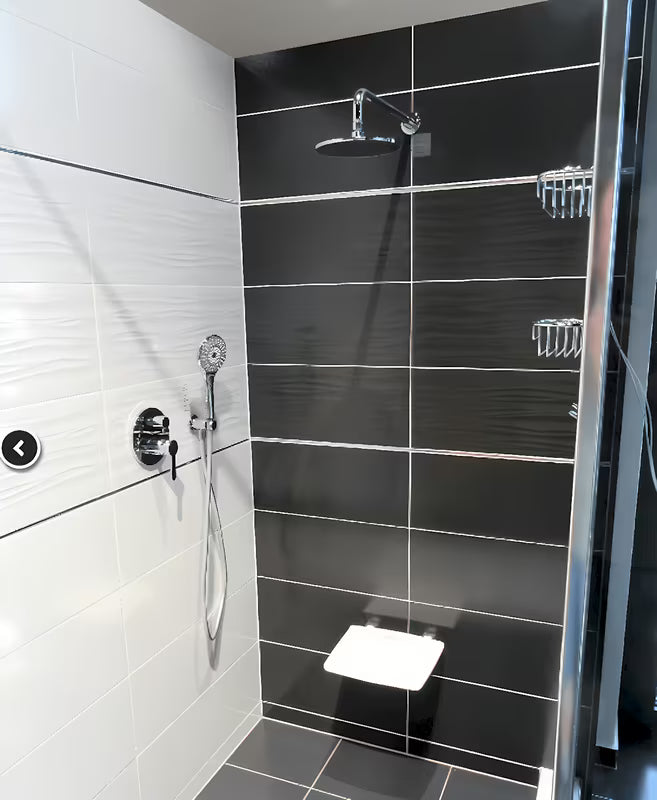 Kulatá mosazná hlavová sprcha Optima Chrome s průměrem 20 cm v chromovém provedení