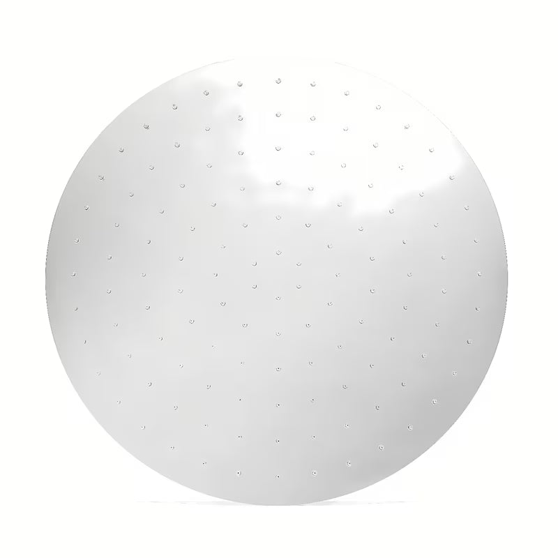 Mosazná hlavová sprcha Optima Chrome v kulatém designu s průměrem 40 cm.