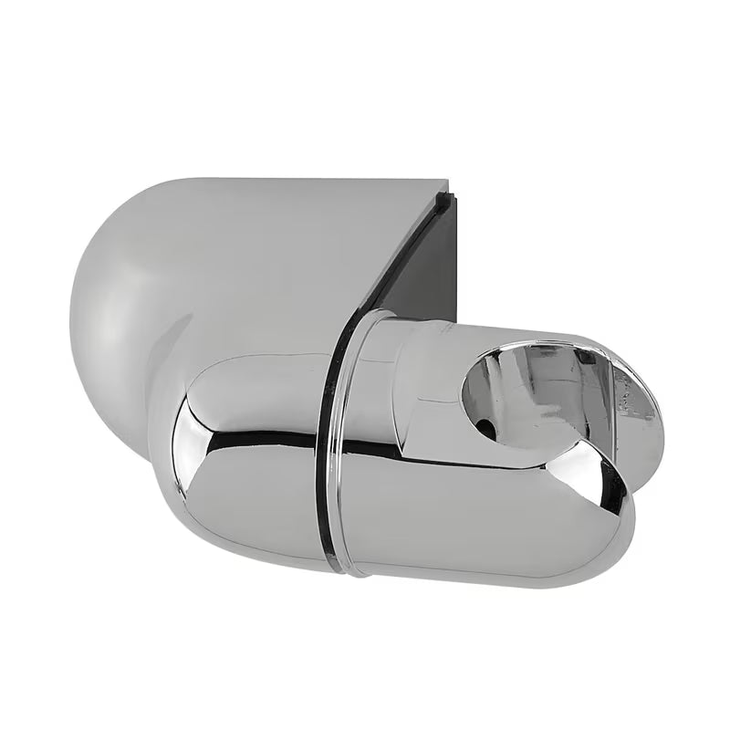 Chromový nástěnný držák sprchy Optima v zaobleném designu s otočným kloubem