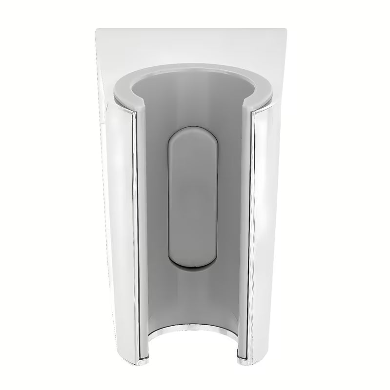 Nástěnný pevný držák sprchy Optima v chromu v oblém designu