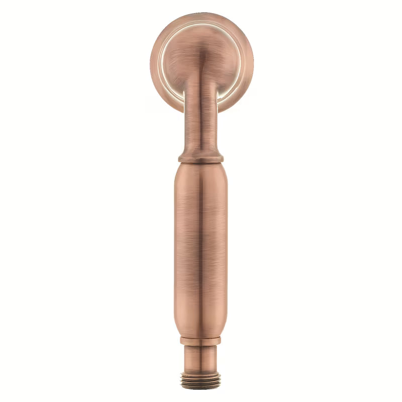 Ruční sprcha Paffoni Ricordi v retro designu v měděném provedení s průměrem hlavice 5,3 cm.