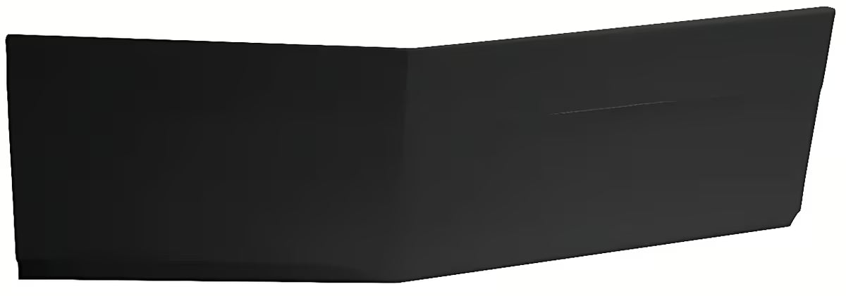 Čelní levý panel k vaně Polysan Tigra v matné černé barvě z akrylátu