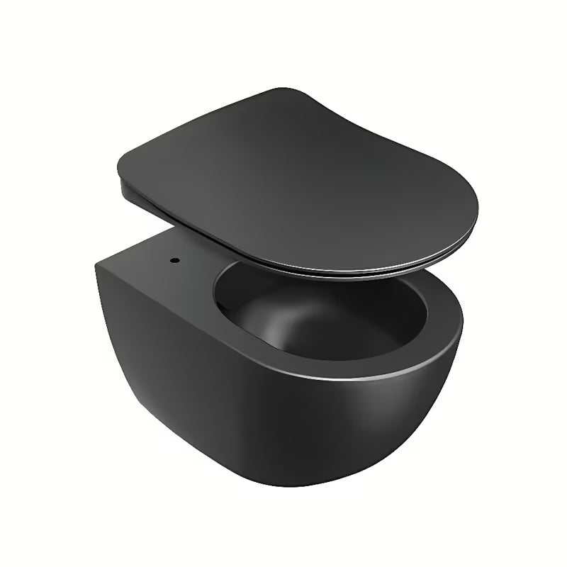 Černé WC sedátko Ravak Uni Chrome Flat z duroplastu se SoftClose a EasyLock