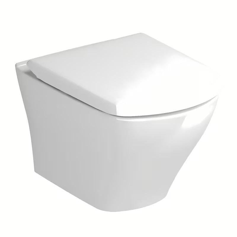 Bílé WC sedátko Ravak Classic se zpomalovacím systémem SoftClose pro WC Classic RimOff