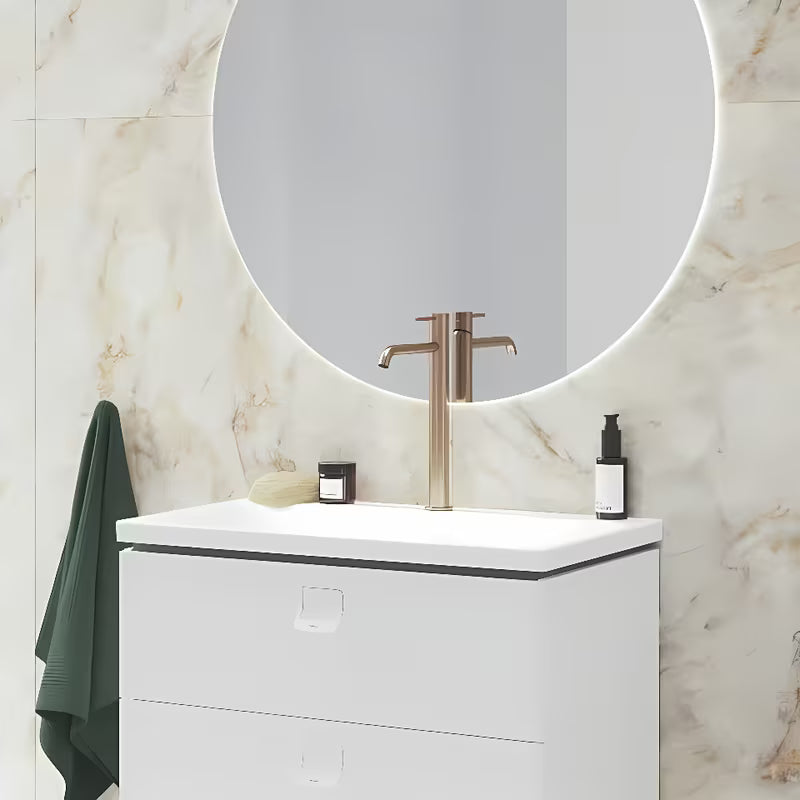 Vysoká umyvadlová stojánková baterie Ravak Espirit v provedení Rose Gold Brushed bez výpusti