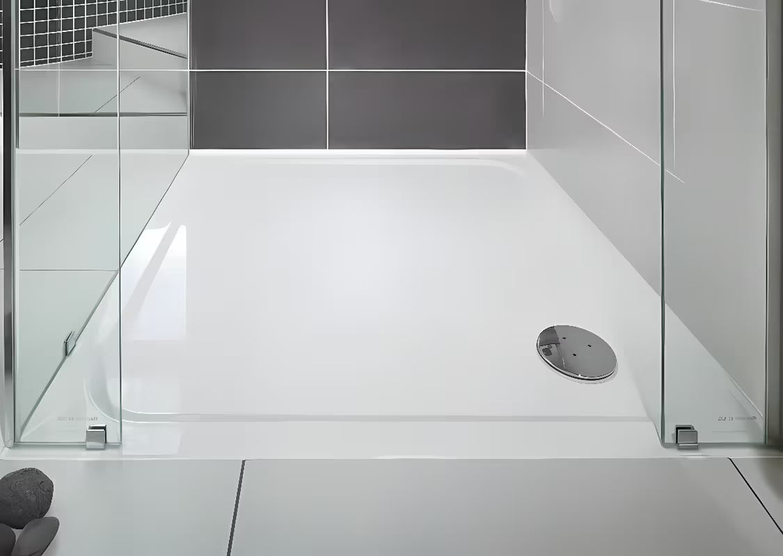 Vaničkový sifon Ravak Chrome s kovovou chromovanou krytkou pro sprchové vaničky Ø 90 mm
