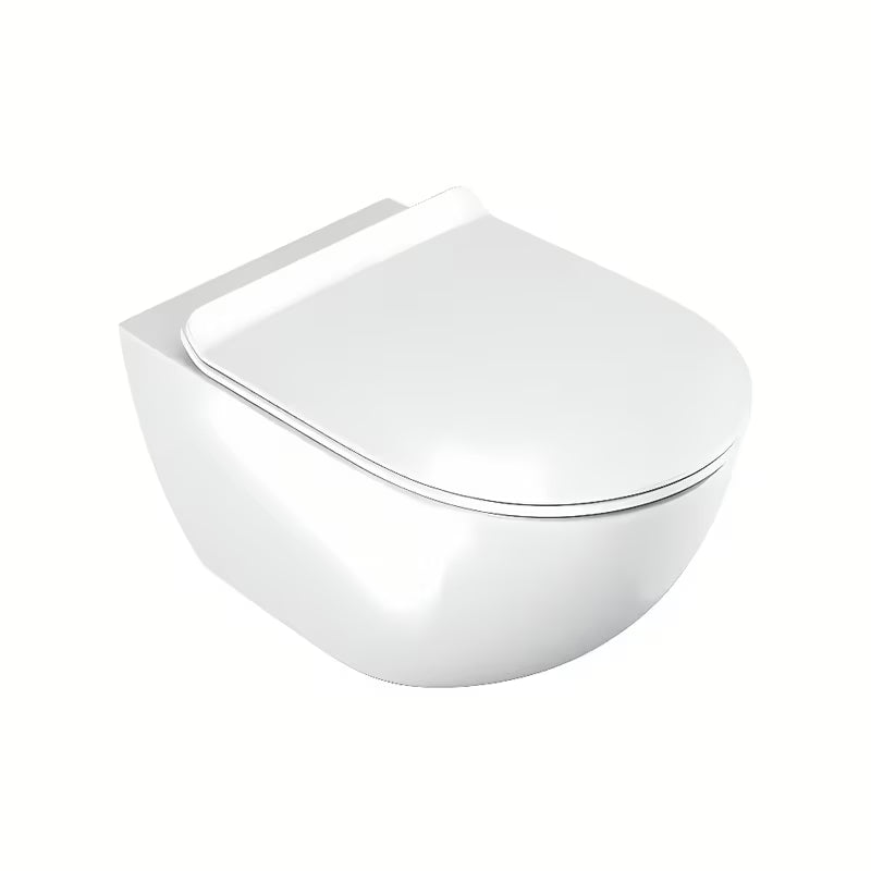 Bílé WC sedátko Ravak Vita Slim z duroplastu se systémem SoftClose pro tiché dovírání