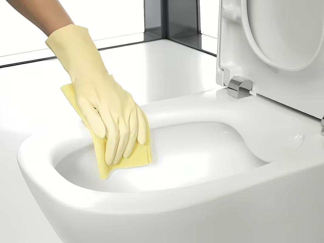 Bílé závěsné WC Roca Nexo bez splachovacího okruhu se skrytým uchycením
