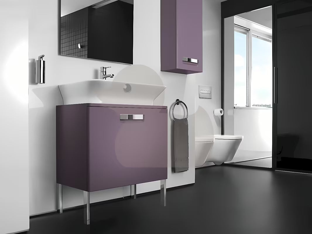 Bílé závěsné WC Roca The Gap z keramiky s hlubokým splachováním a úsporným splachováním 3/4,5 l.