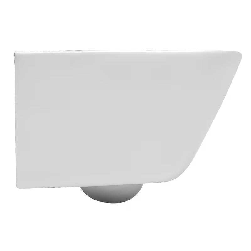 Bílé závěsné WC Roca The Gap s Rimless provedením bez splachovacího okruhu a hranatým designem