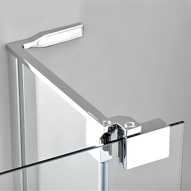 Roth Elegant Neo Line bezrámové sprchové dveře 120 cm v lesklém chromu s čirým sklem