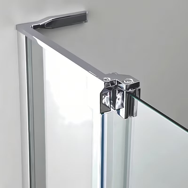 Roth Elegant Neo Line bezrámové sprchové dveře 90 cm v lesklém chromu s čirým sklem