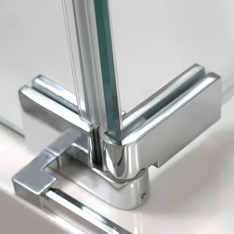 Boční zástěna ke sprchovým dveřím Roth Elegant Neo Line 80 cm v černém matném provedení