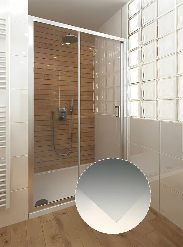 Roth Lega Line posuvné sprchové dveře 150 cm v lesklém chromu s čirým sklem