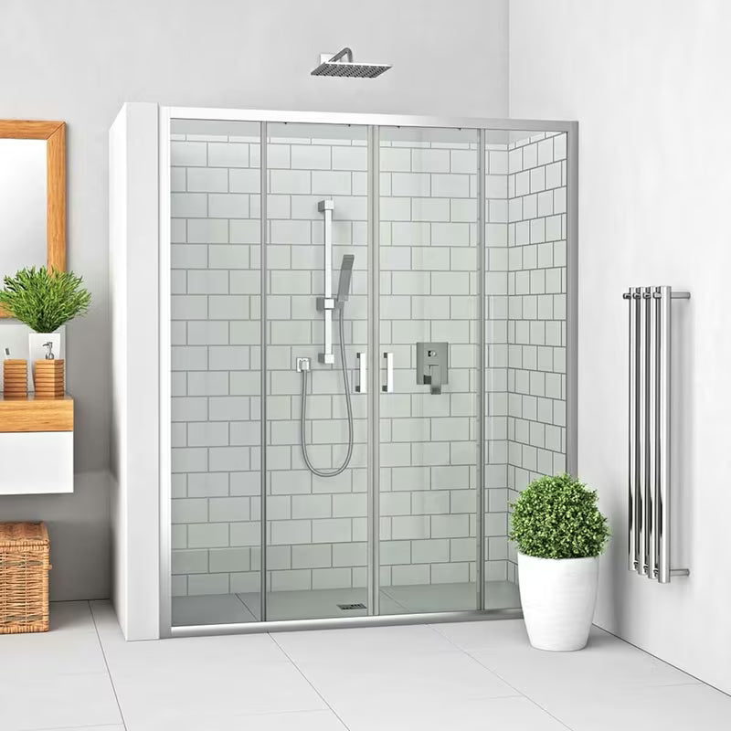 Roth Lega Line posuvné sprchové dveře 160 cm v lesklém chromu s čirým sklem