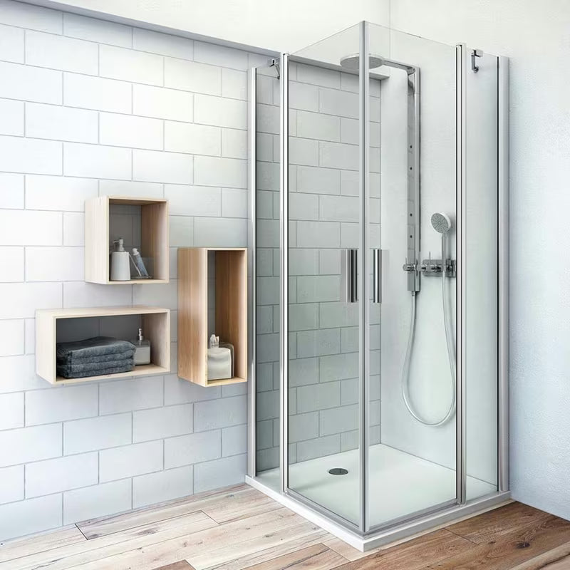 Sprchové dveře Roth Tower Line 90 cm v lesklém chromu s čirým sklem