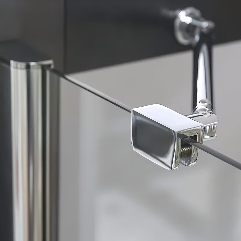 Boční zástěna ke sprchovým dveřím Roth Tower Line 70 cm v lesklém chromu s čirým sklem
