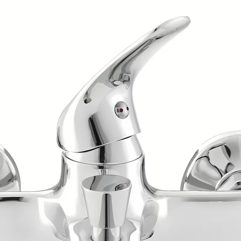 Páková nástěnná vanová baterie S-Line S-line Pro v chromovém provedení se zaobleným designem